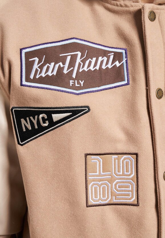 Retro Patch Hooded Block -4