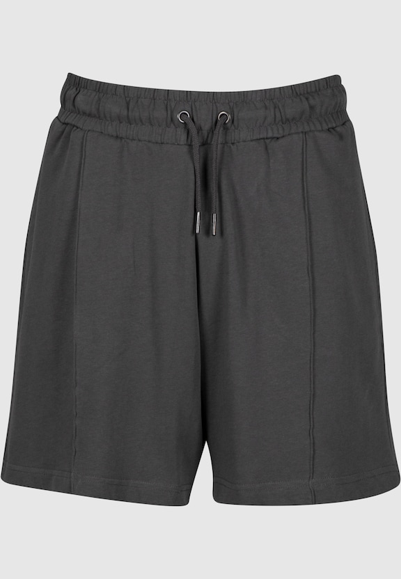 Heavy Jersey Pintuck Track Shorts-6