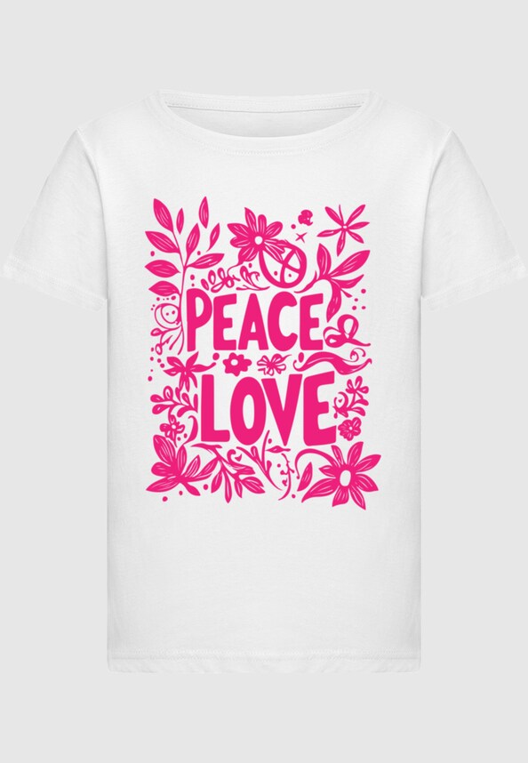Girls Peace and Love - T-Shirt-2