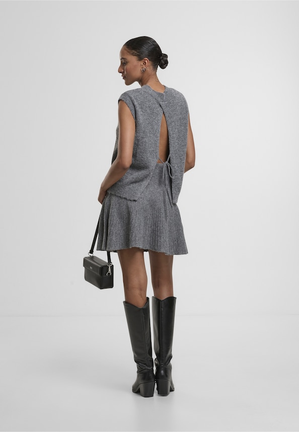 NMNOLA S/L O-NECK KNIT VEST FWD-2