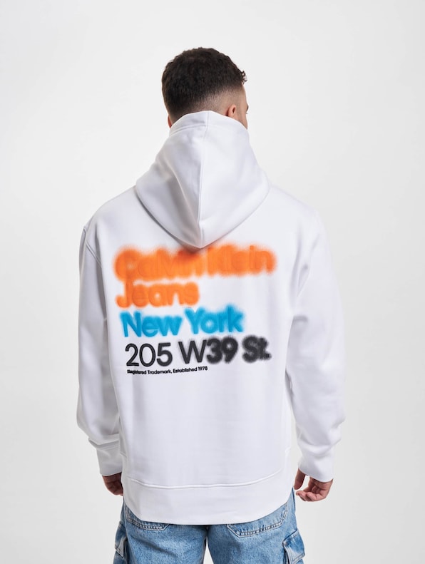 Calvin Klein Jeans Blurred Colored Address Hoodie-1