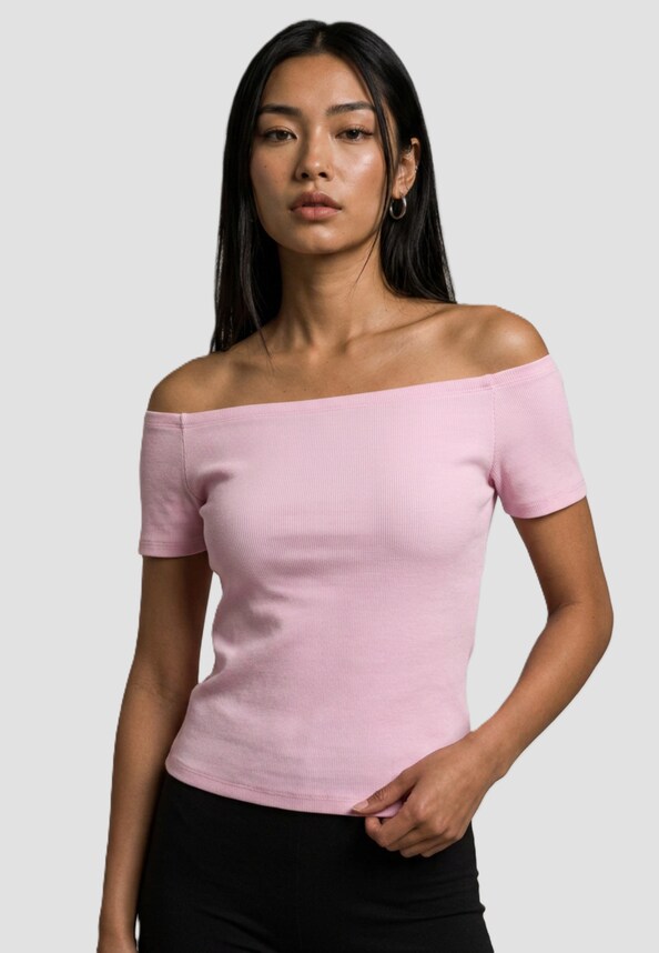 Ladies Essentials Off Shoulder 2-Pack-1