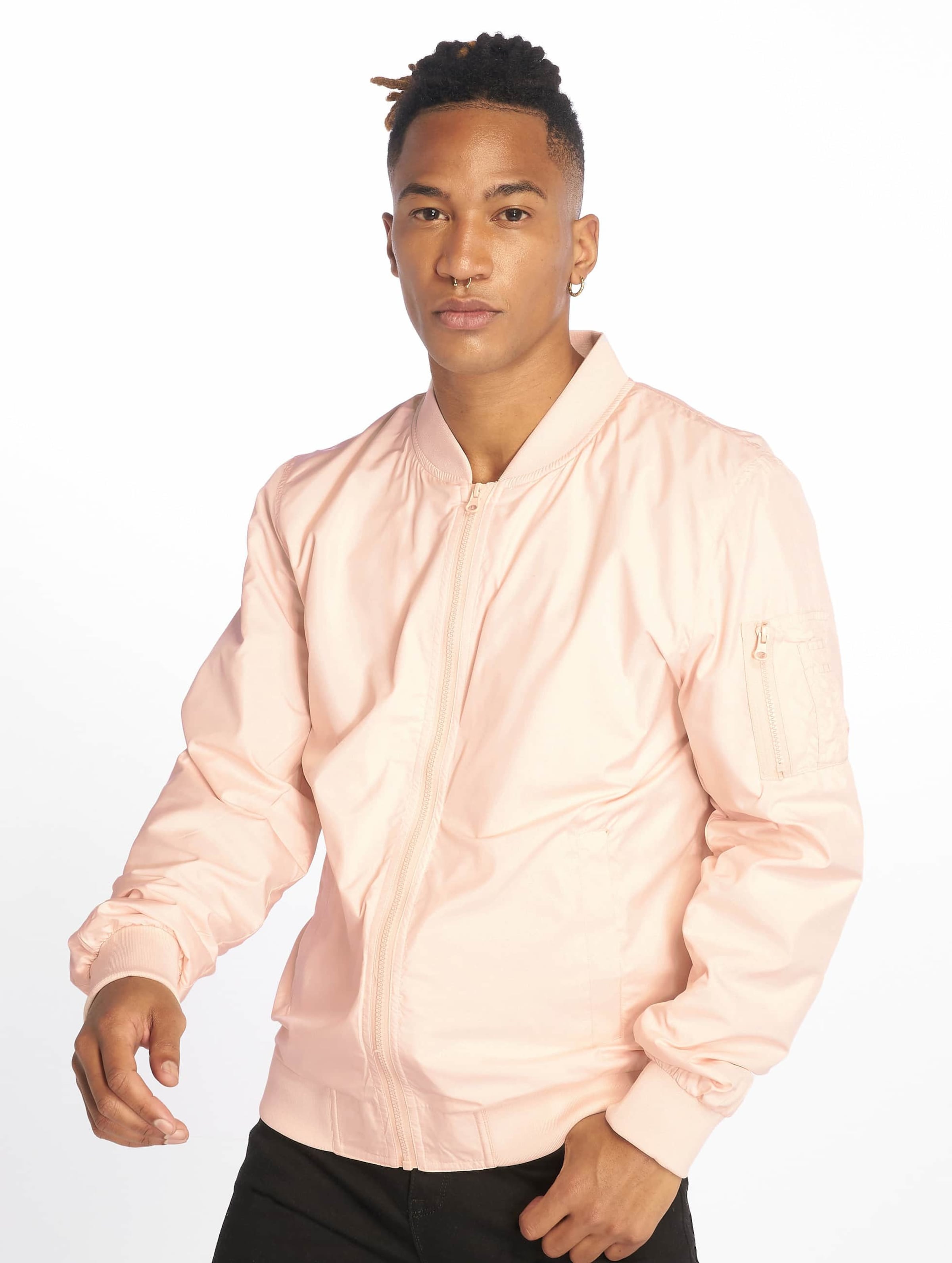 Light pink shop bomber jacket mens