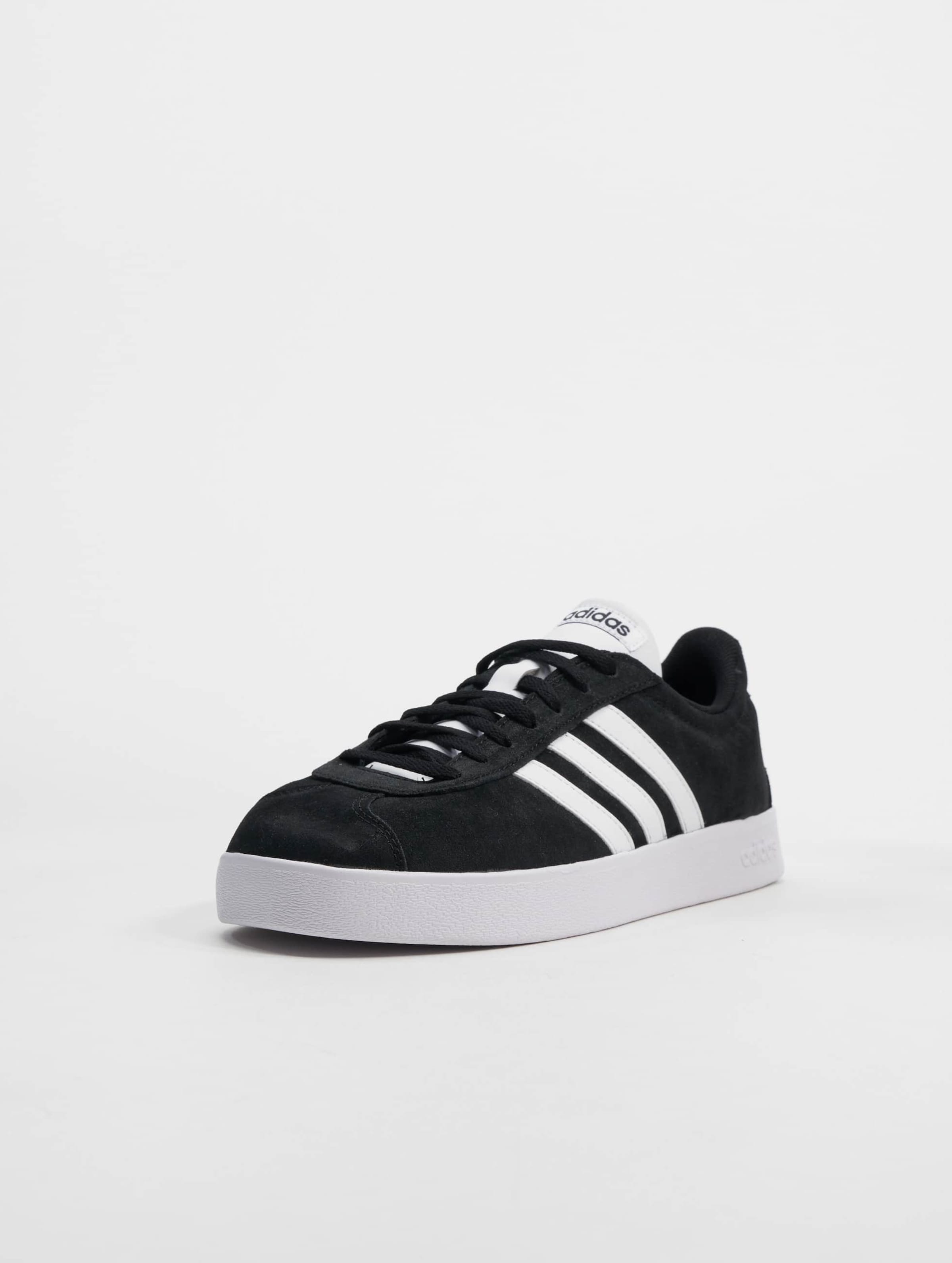 Adidas vl court hot sale suede black