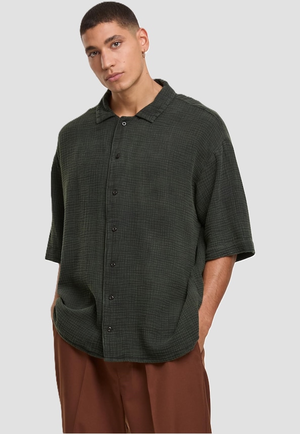 Acid Washed Musselin Shirt-0