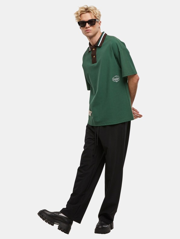 ACL Knit Collar Oversized Polo-3