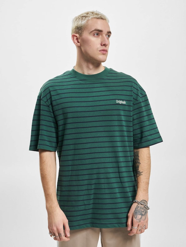 Harlow Stripe Ringer Crew Neck-2
