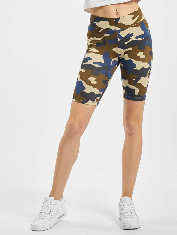 High Waist Camo Tech Cycle Double Pack-1