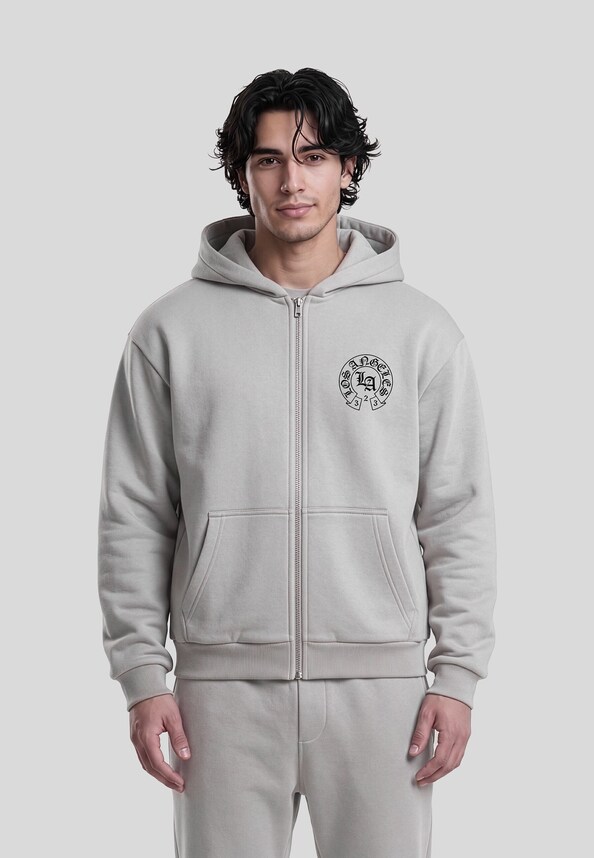 LA Dynasty Loose Fit Zip Hoody-0