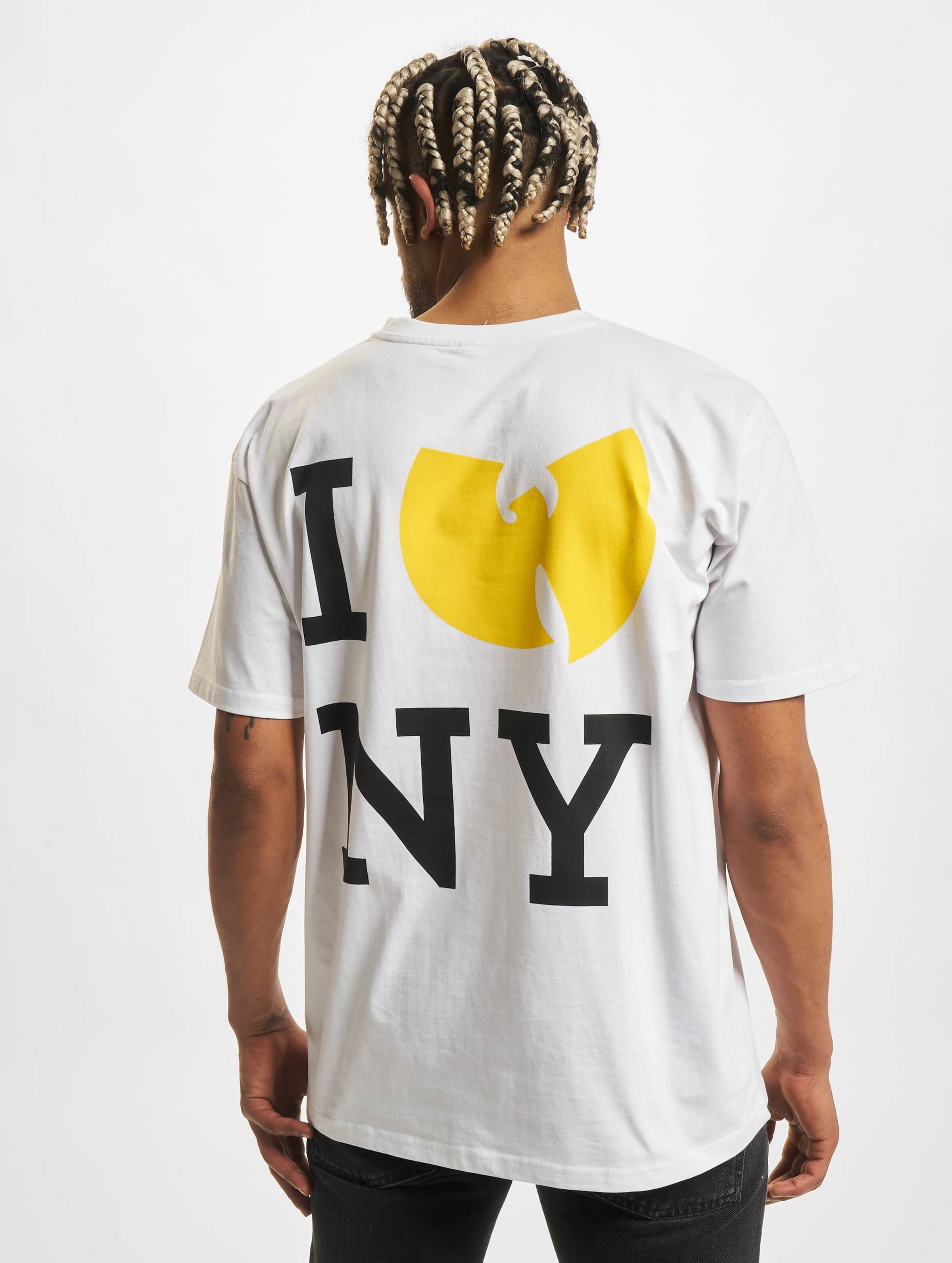 Mister Tee Heren Shirt Tang Loves NY, zwart, L