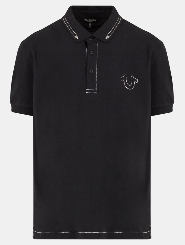True Religion RELAXED BIG T EMBRO PIQUE POLO-6