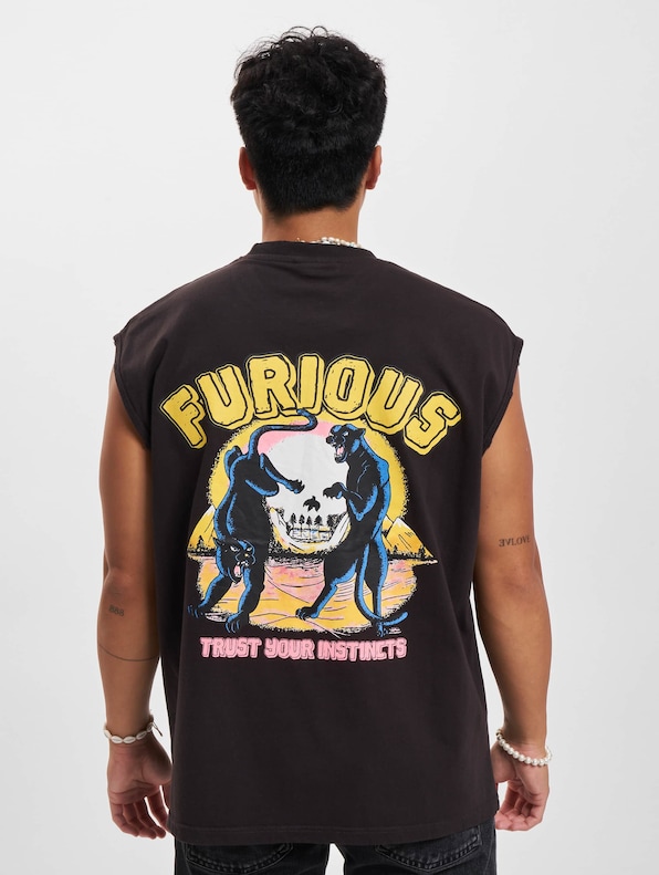 2Y Studios Furious Oversize Sleeveless  T-Shirt-2