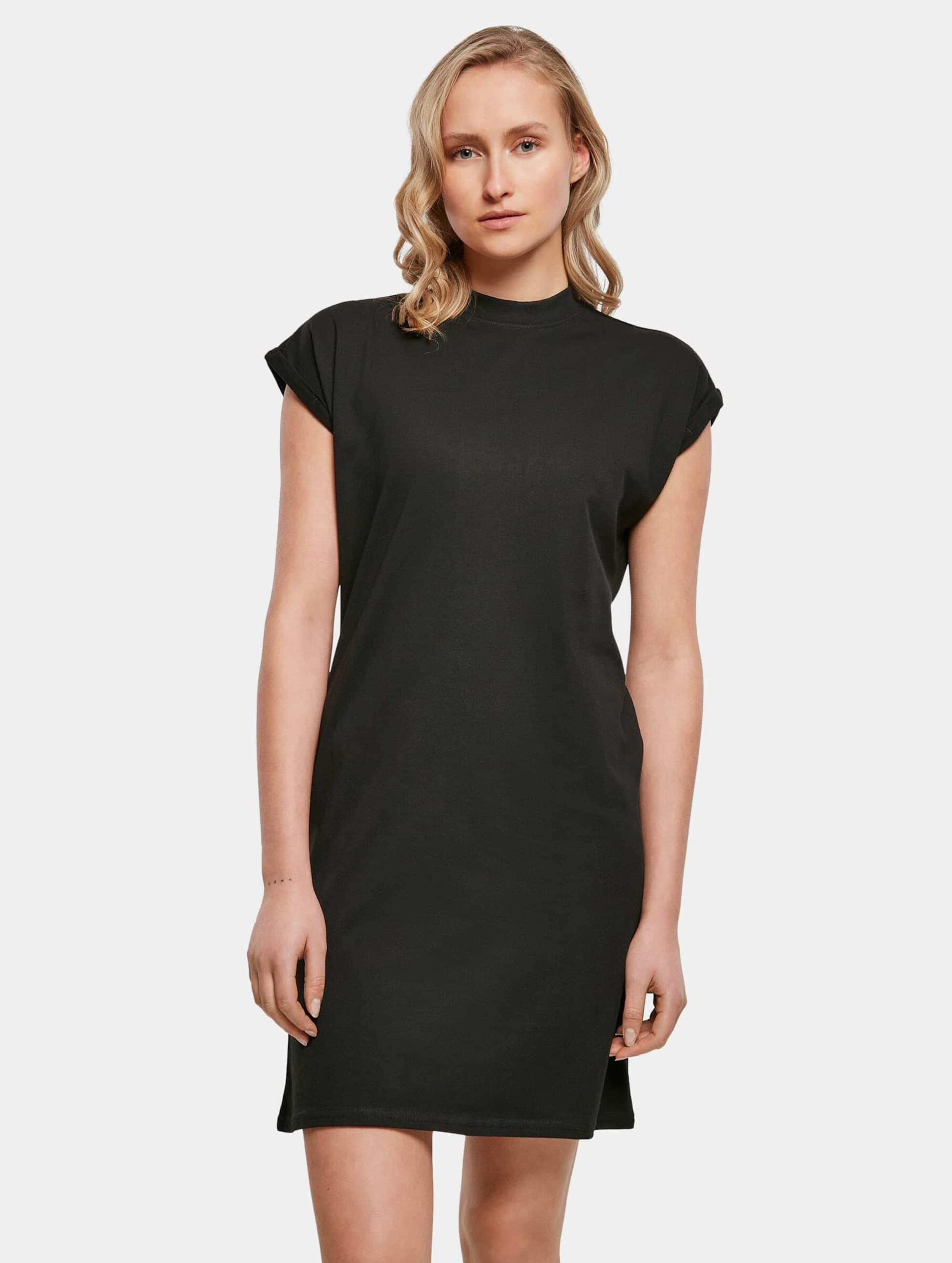 Super Oversized damesshirt 'Turtle Shoulder Dress' Black - XL