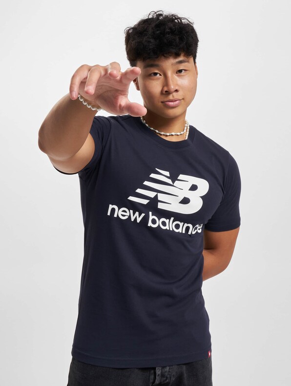 New Balance Essentials Stacked Logo T-Shirt-0