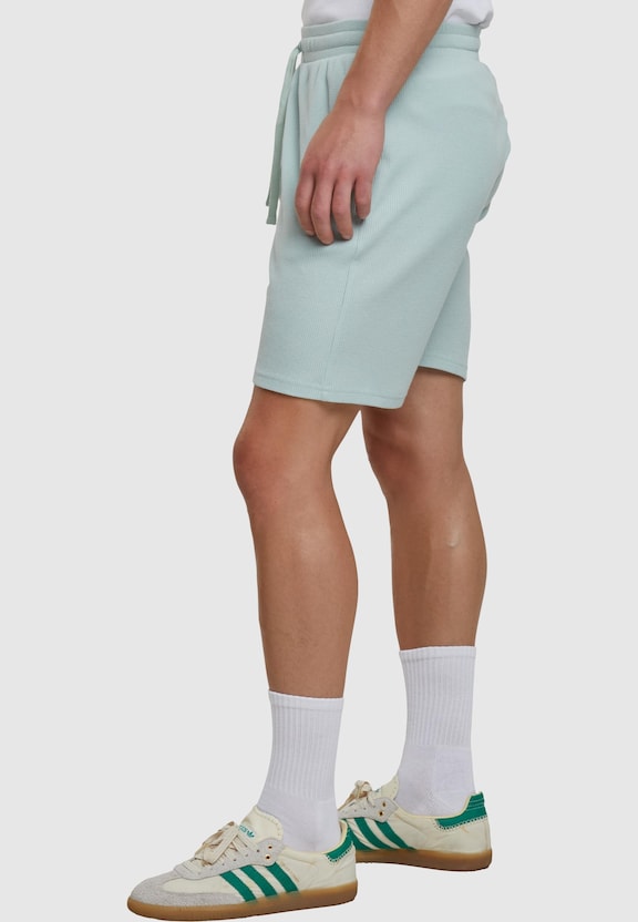 Waffle Sweat Shorts-2