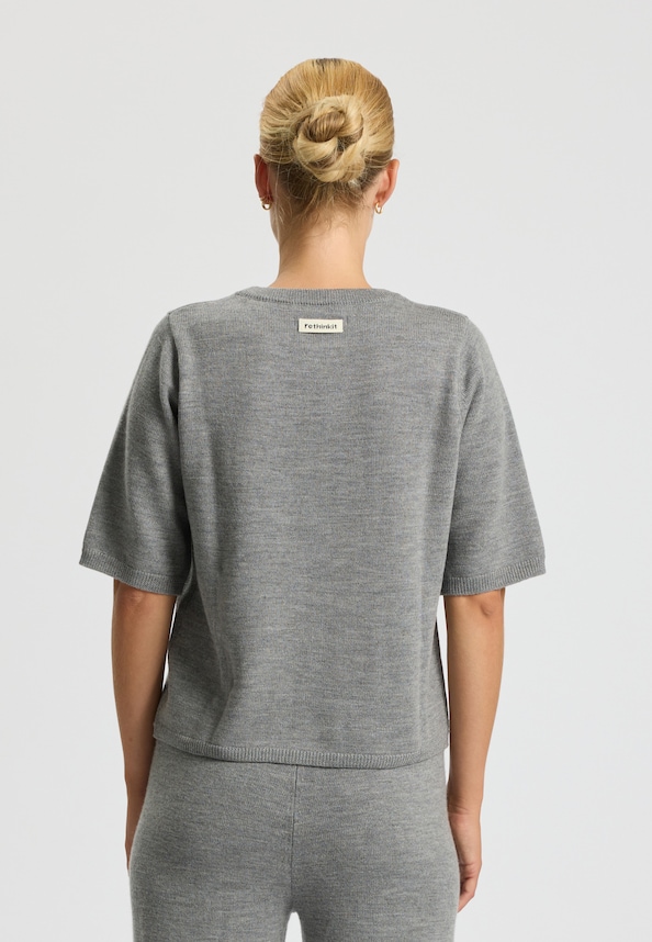 Wool Short Sleeve Keep Me-1
