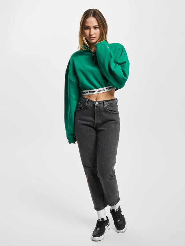 Tommy Jeans Super Crop Logo Sweatshirt-6