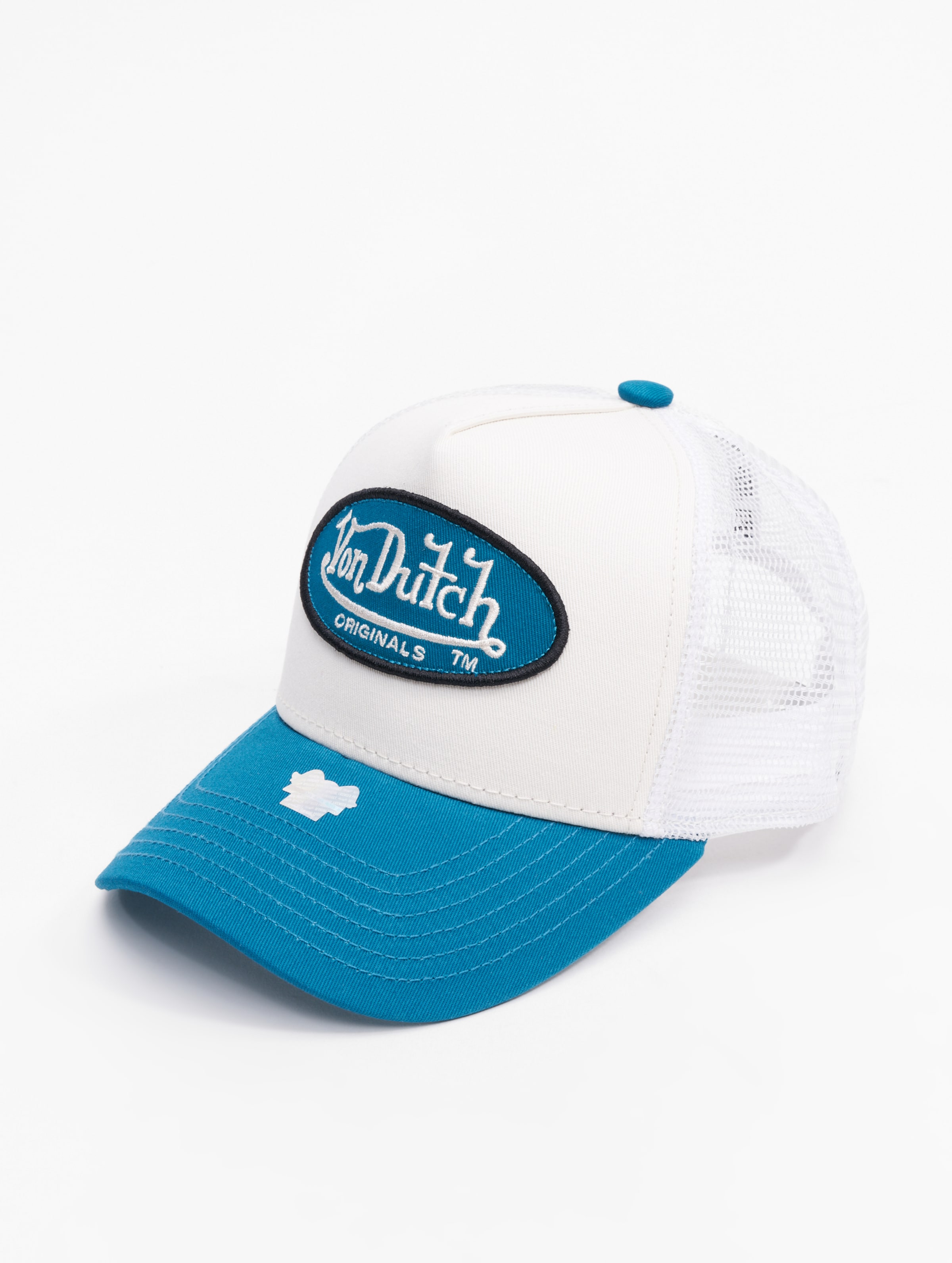 Von Dutch Boston Trucker Caps Frauen,Männer,Unisex op kleur wit, Maat ONE_SIZE