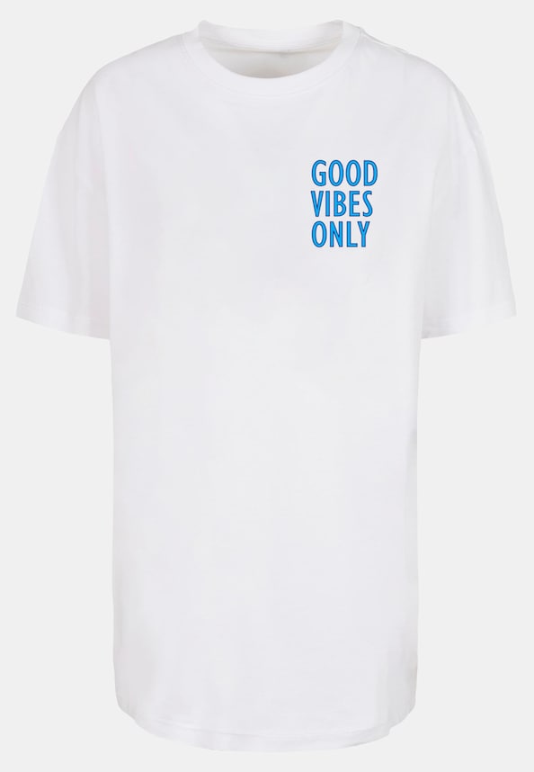 Ladies Good Vibes Only Oversized Boyfriend -2