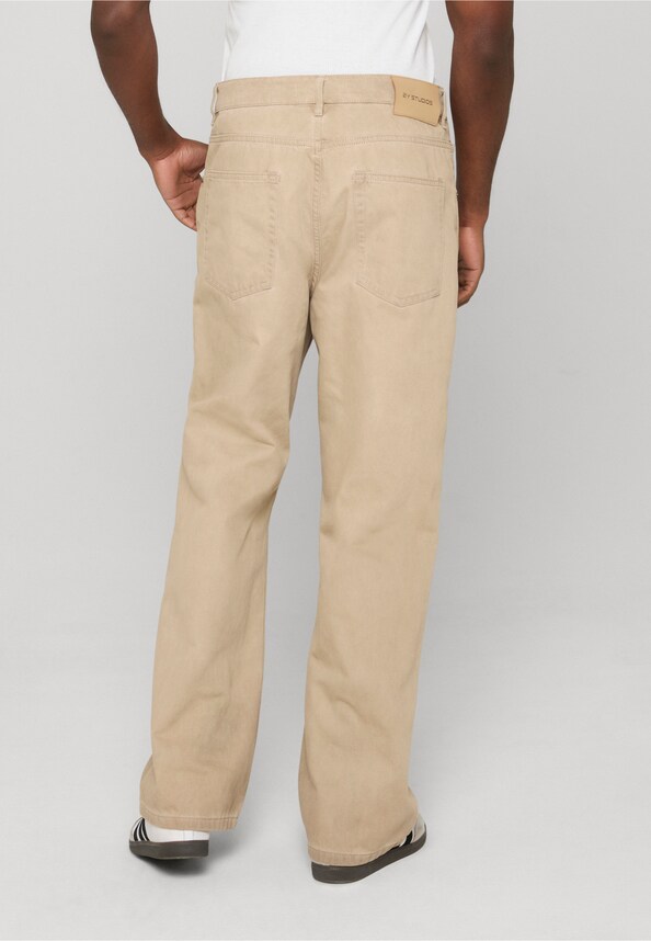 Adrik Basic Baggy Jeans-1