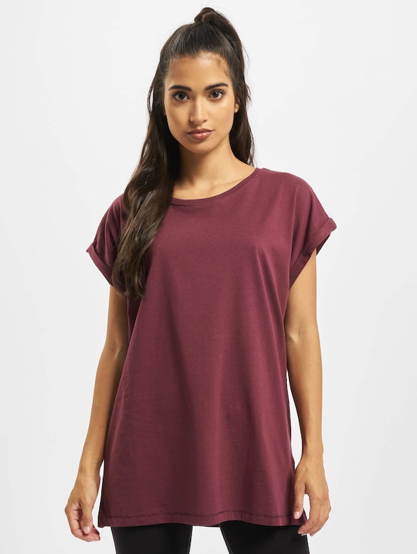 Urban Classics Ladies Extended Shoulder T-Shirt-6
