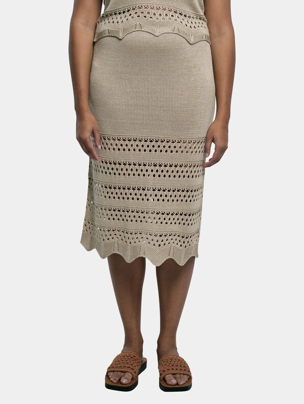 Ladies 3/4 Crochet Knit-1