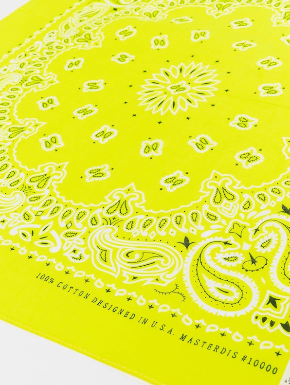 Masterdis Bandana Neon Yellow (Standard size-1