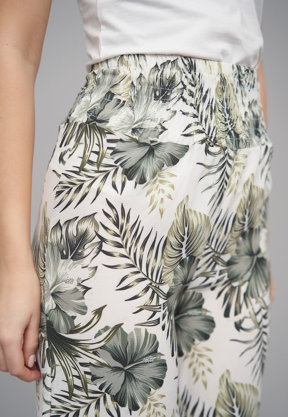 Wide Summer Pant Plam AOP-5