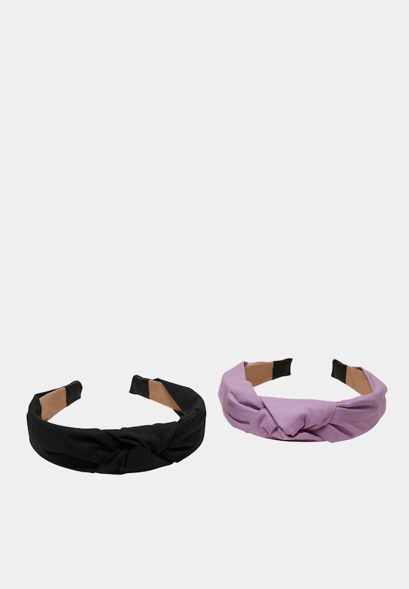 Urban Classics Light Headband With Knot 2-Pack-0