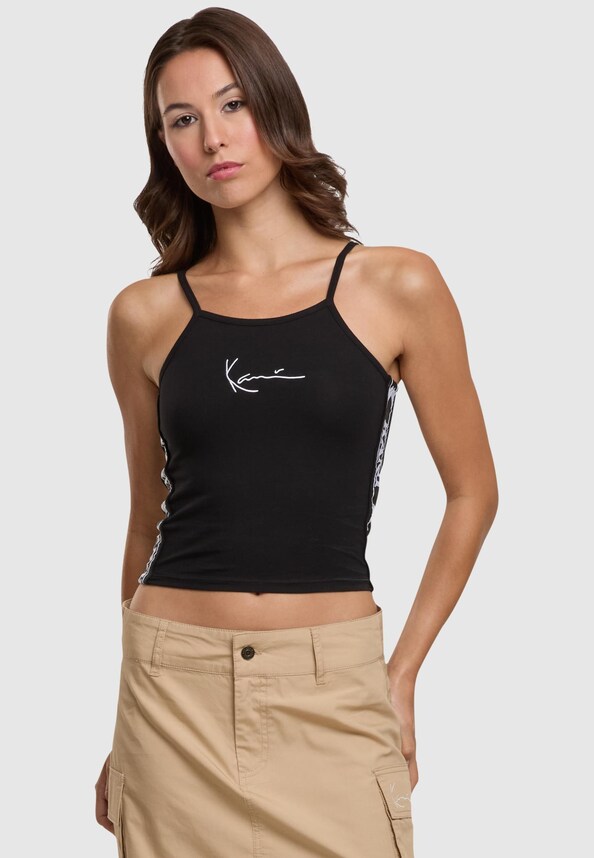 KKWQ22001BLK Karl Kani Tape Small Signature Top-0