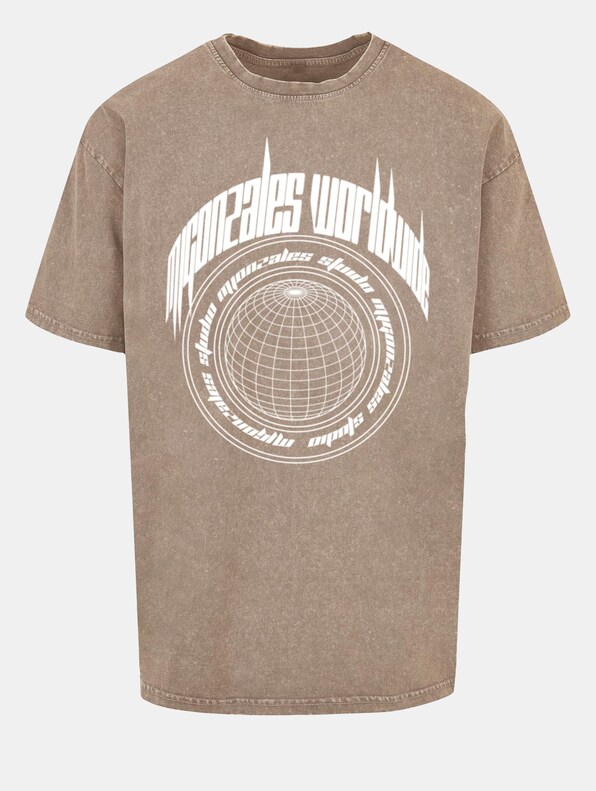 Ladies Worldwide x Acid Washed Heavy Oversized Tee-1