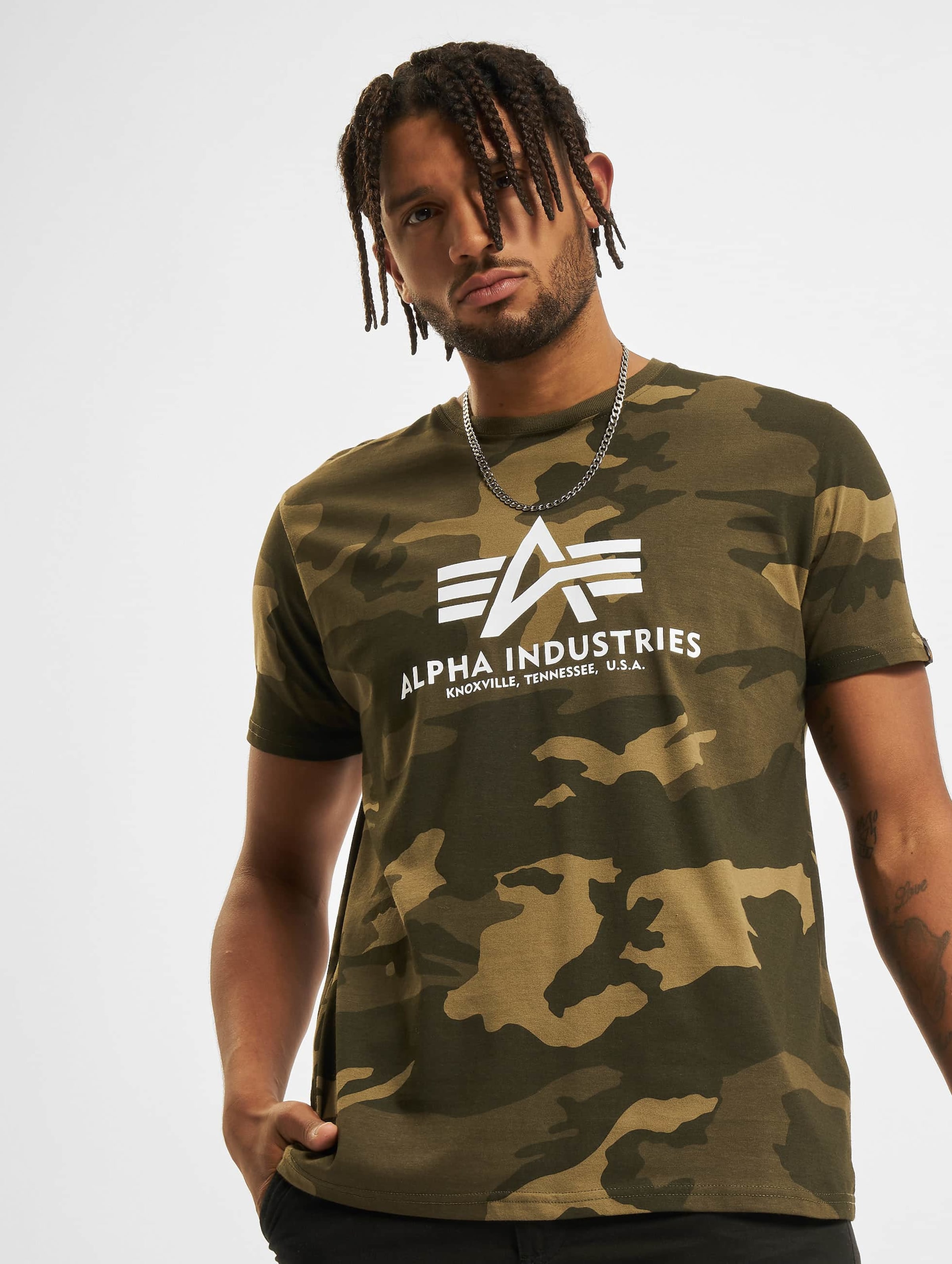 Alpha Industries Basic Camo T Shirts