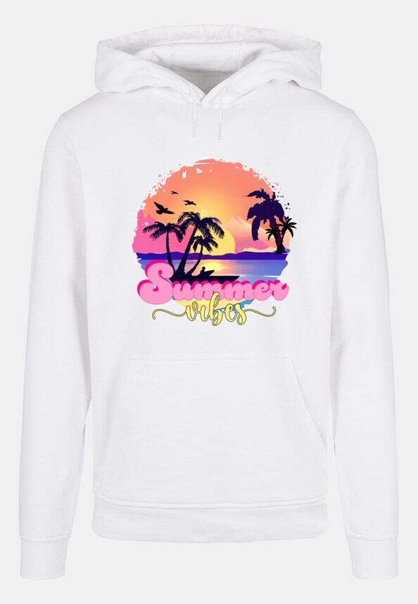 Summer Vibes Sunset Basic Hoody-4