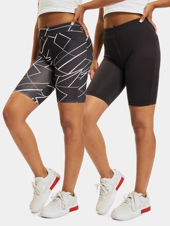 Ladies AOP Cycle Shorts 2-Pack