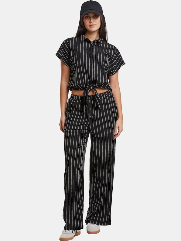 Ladies Structured Striped Tied -3