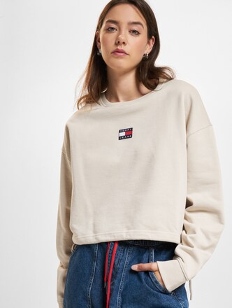 Boxy Crop Badge Drawstring