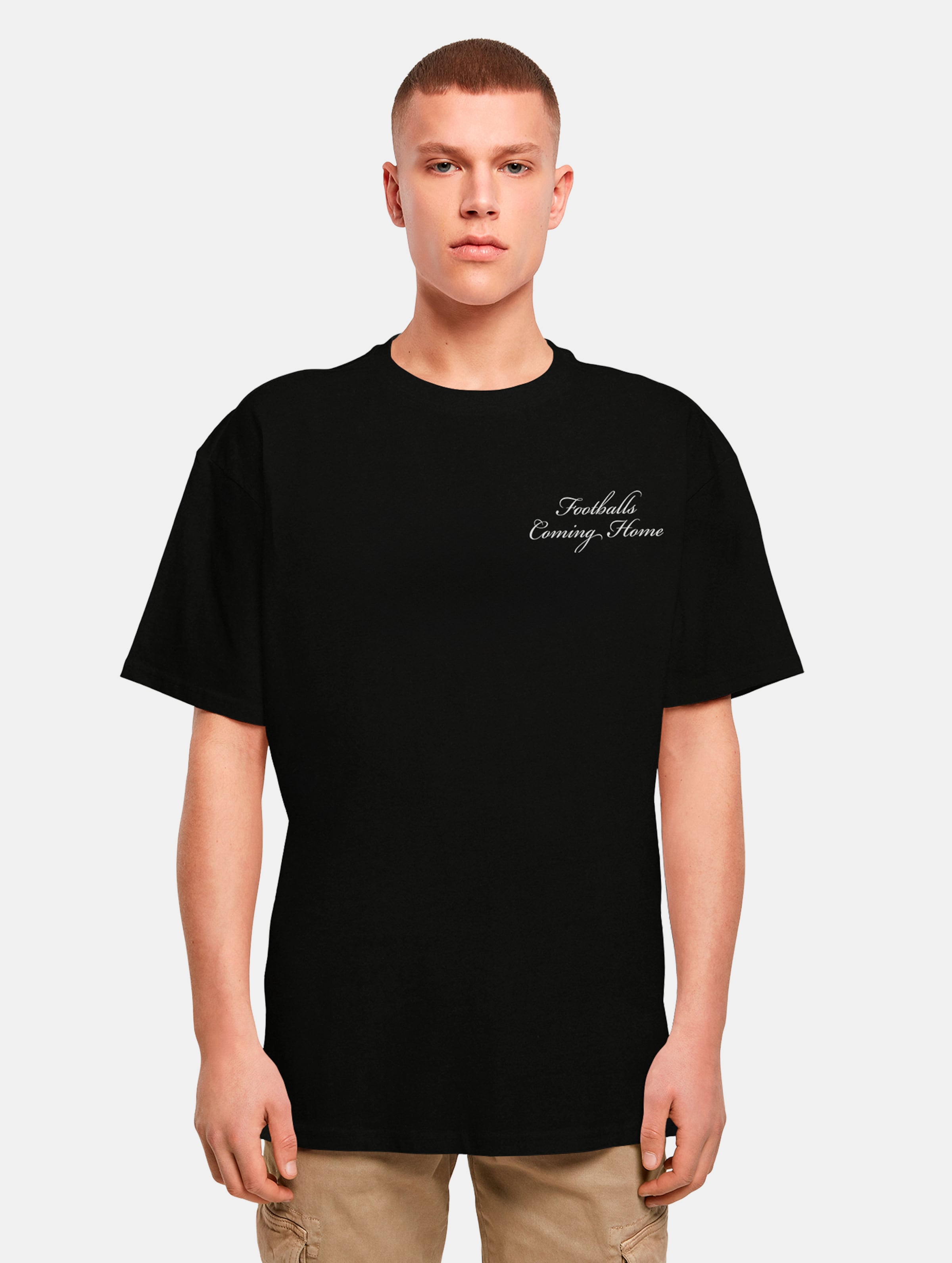 Mister Tee Upscale Football's Coming Home Gamechanger Oversize T-Shirts Männer,Unisex op kleur zwart, Maat XS