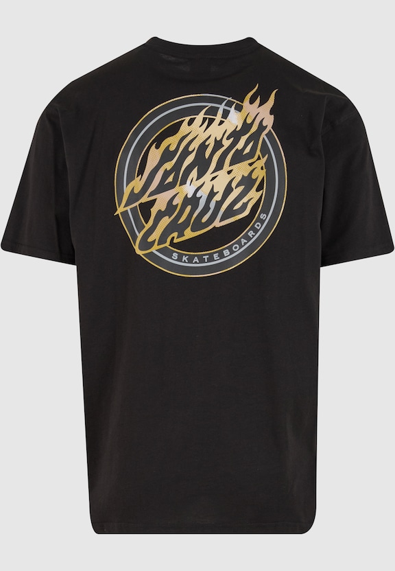 Santa Cruz Holo Flamed Dot T-Shirt-5