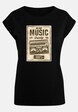 Ladies Retro Boom Extended Shoulder Tee-4