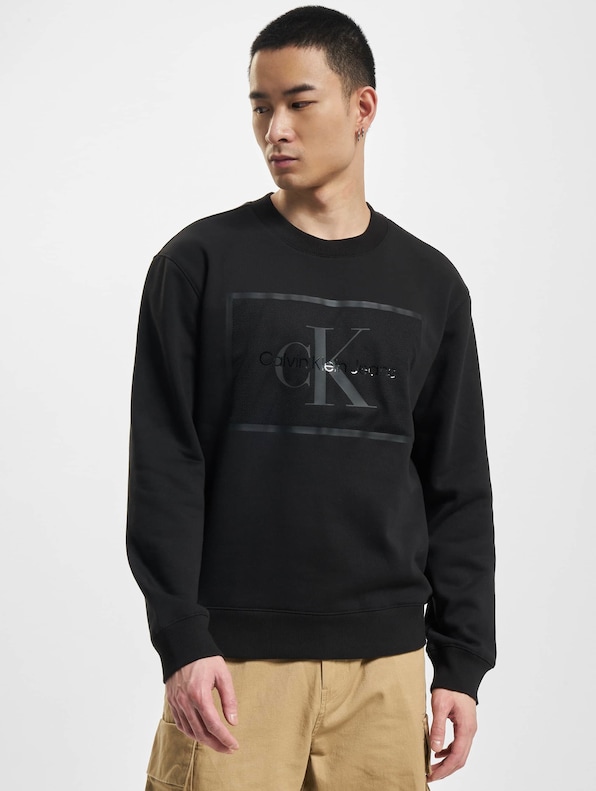 Calvin Klein Monologo Mesh Box Sweatshirt-2