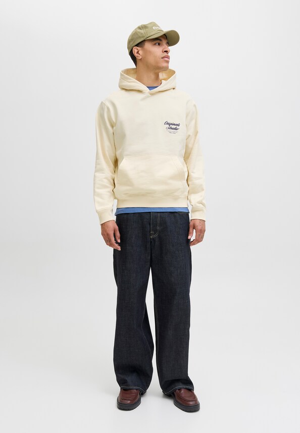 JORNORREBRO TYPO BACK SWEAT HOOD SN-2