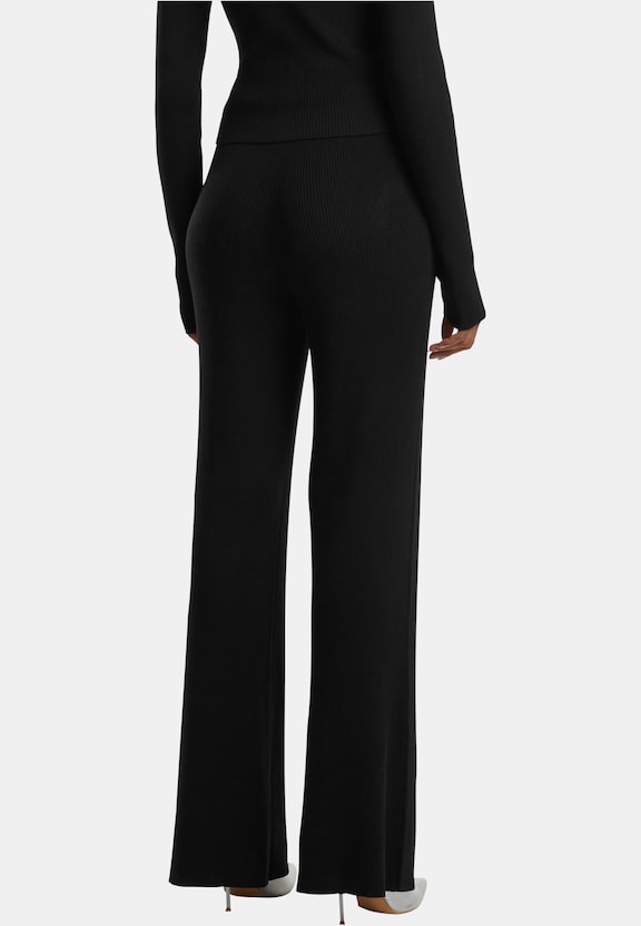 Small Signature Knit Wide Leg-1
