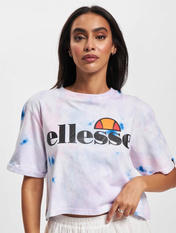 Ellesse Alberta Tie Dye Cropped T-Shirt-2