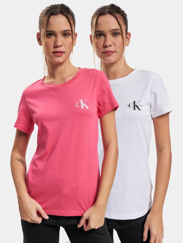 Calvin Klein Jeans 2-Pack Monologo Slim T-Shirt-0