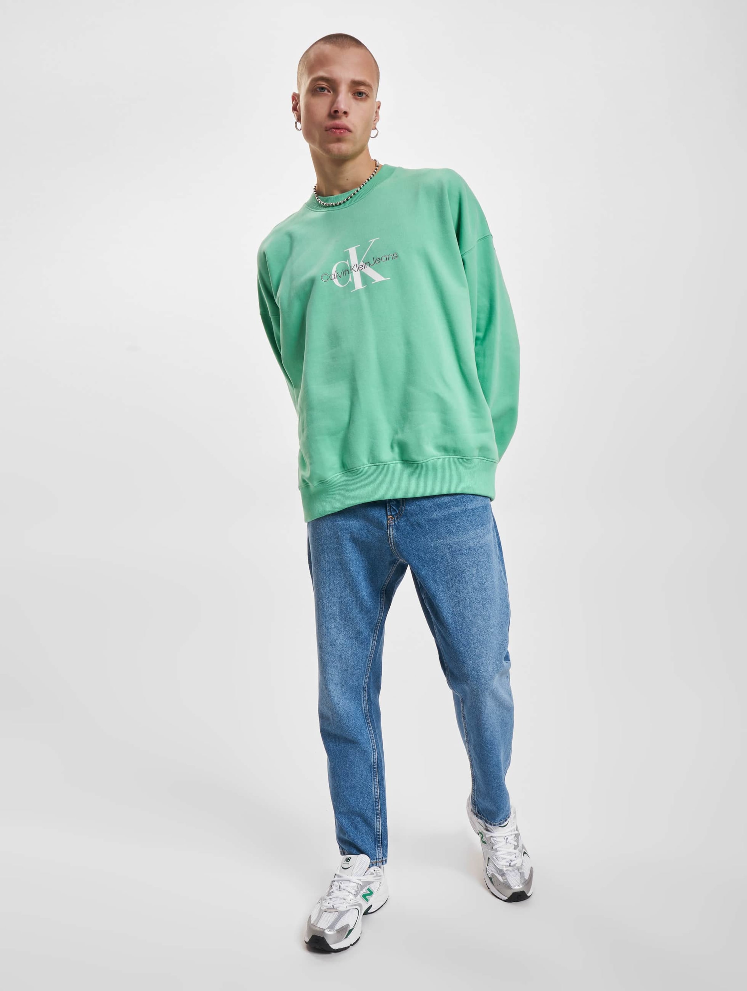 Calvin klein jeans green hot sale sweatshirt