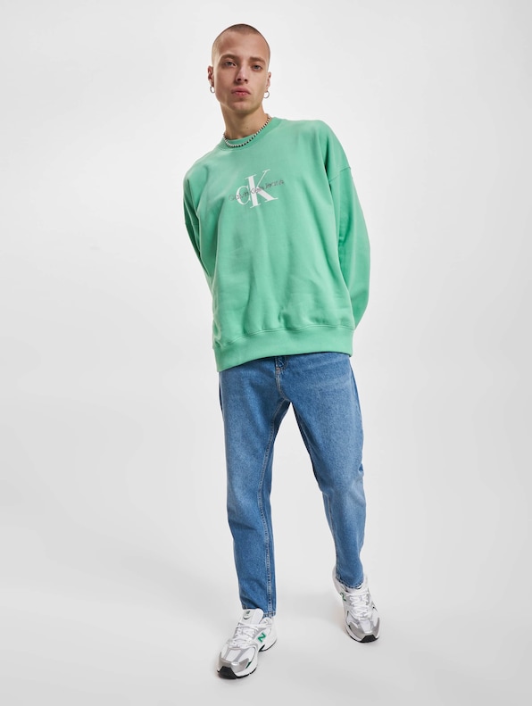 Calvin Klein Jeans Monologo Oversized Crew Neck Sweater-4