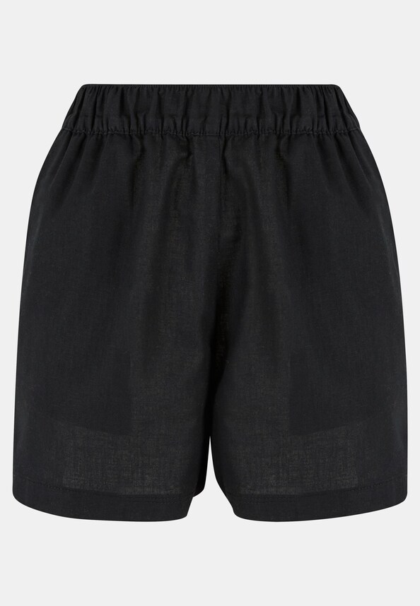 Ladies Linen Mixed Boxer Shorts-2