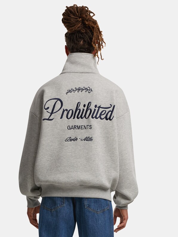 Prohibited PB Garment Half Zip Pullover-1