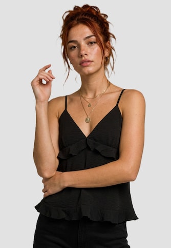Ladies Ruffled Structured 