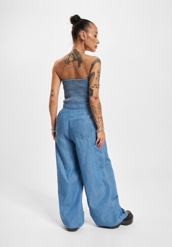 Only Akia Bea Denim Jumpsuits-1